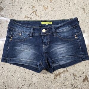 YMI Dark Blue Jean Shorts for Women Size 3 Beach Summer Pockets Youthful
